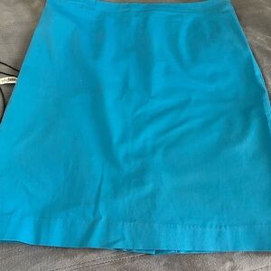 J. Jill Vibrant Turquoise A-Line Skirt